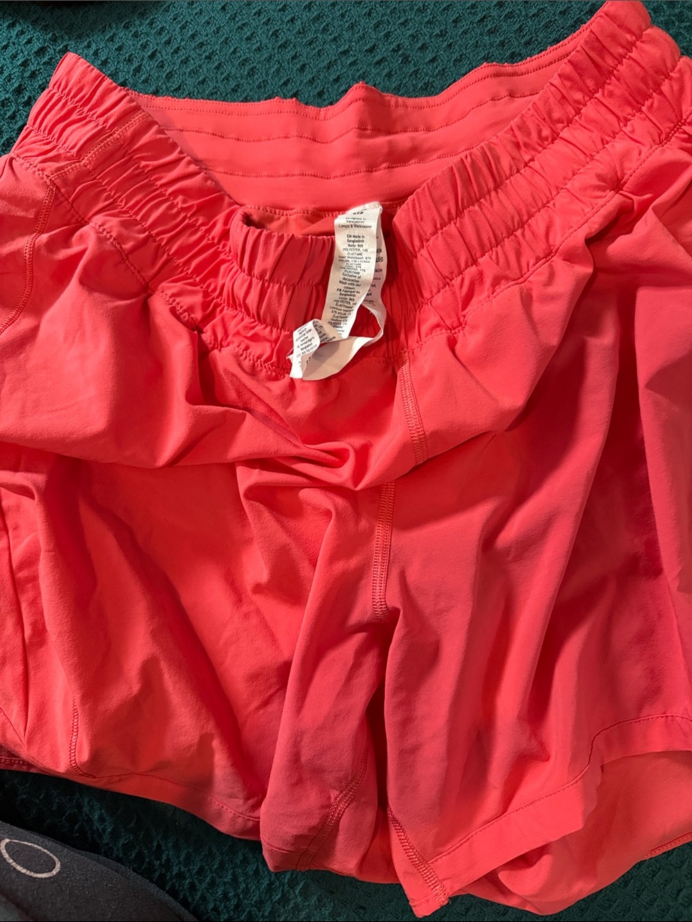 Women’s Pink Elastic-Waist Active Shorts